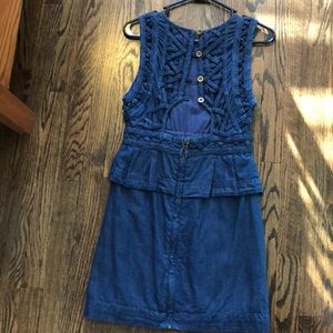 Free People denim mini dress